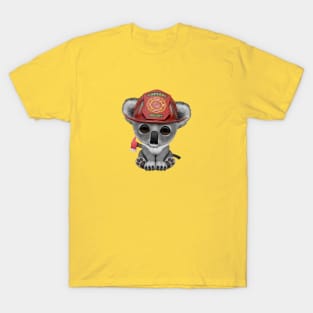 Cute Baby Koala Firefighter T-Shirt